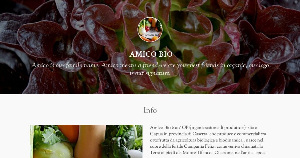 Amico Bio: ortofrutta da agricoltura biologica e biodinamica