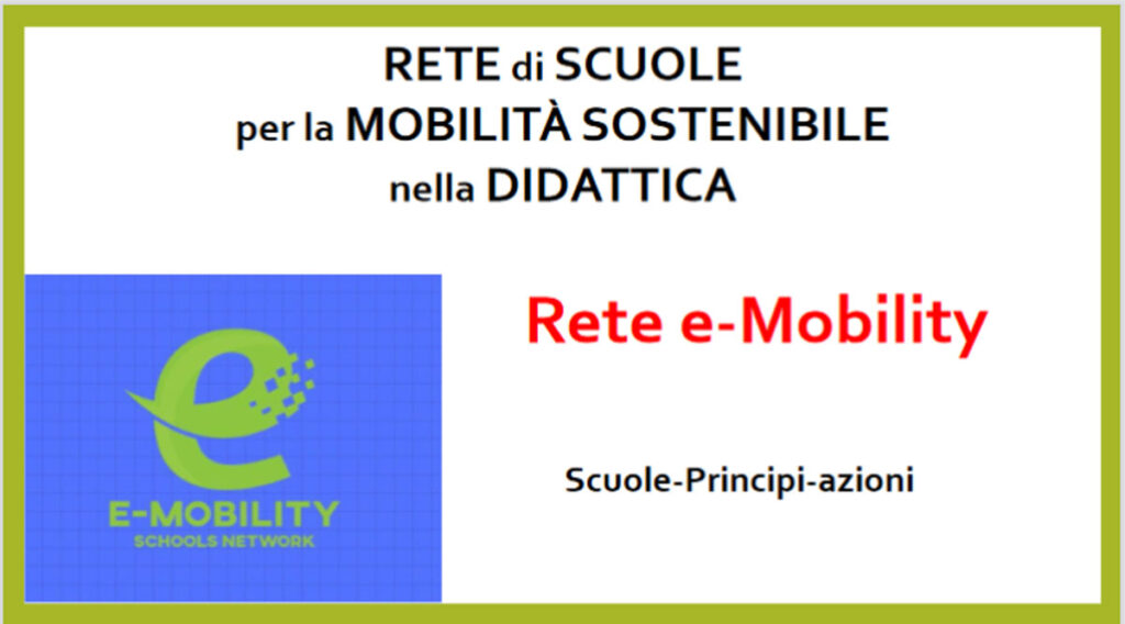 Rete e-mobility scuole